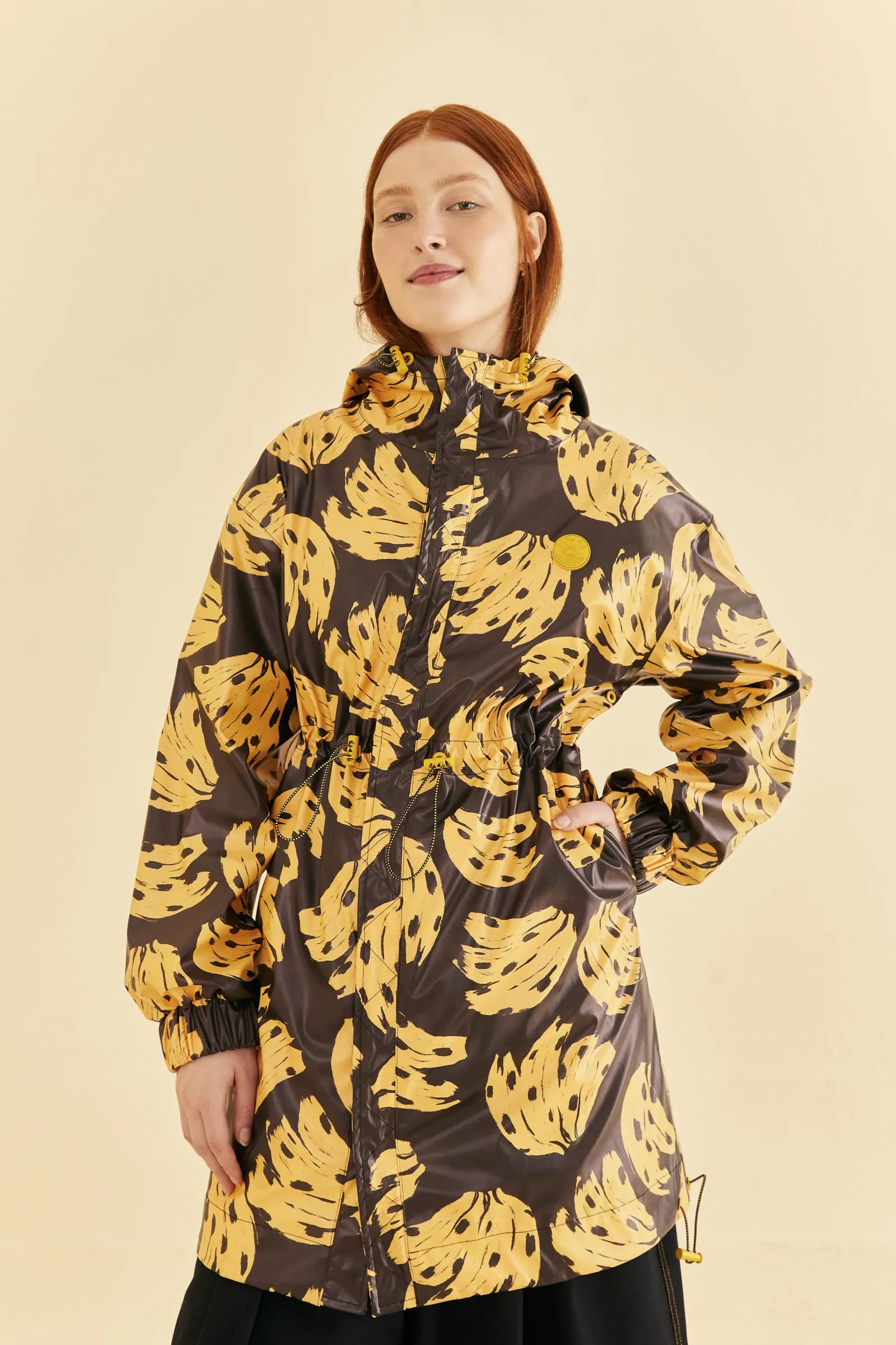  BLACK BOSSA BANANA RAINCOAT