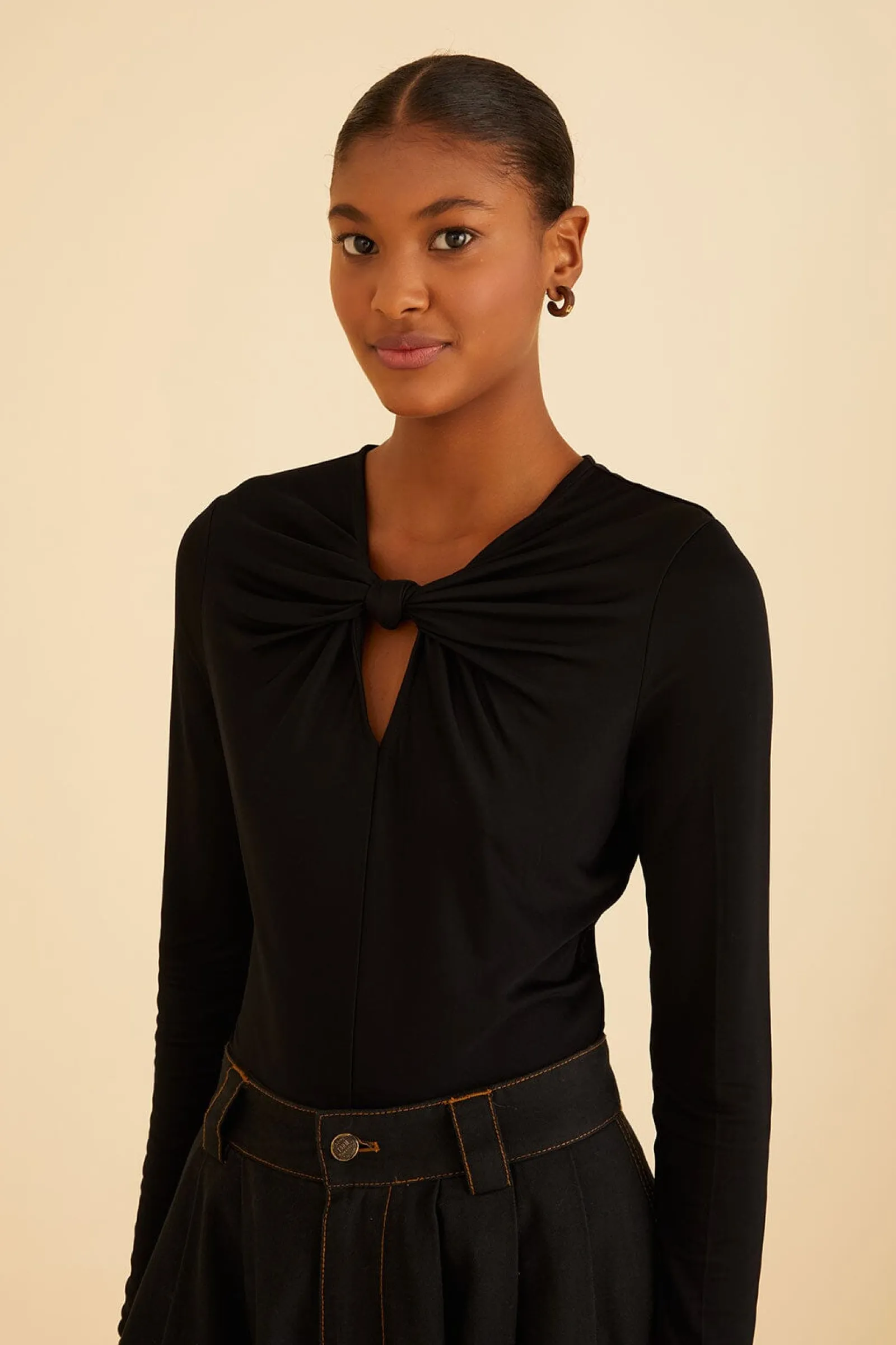  BLACK LONG SLEEVE BODYSUIT