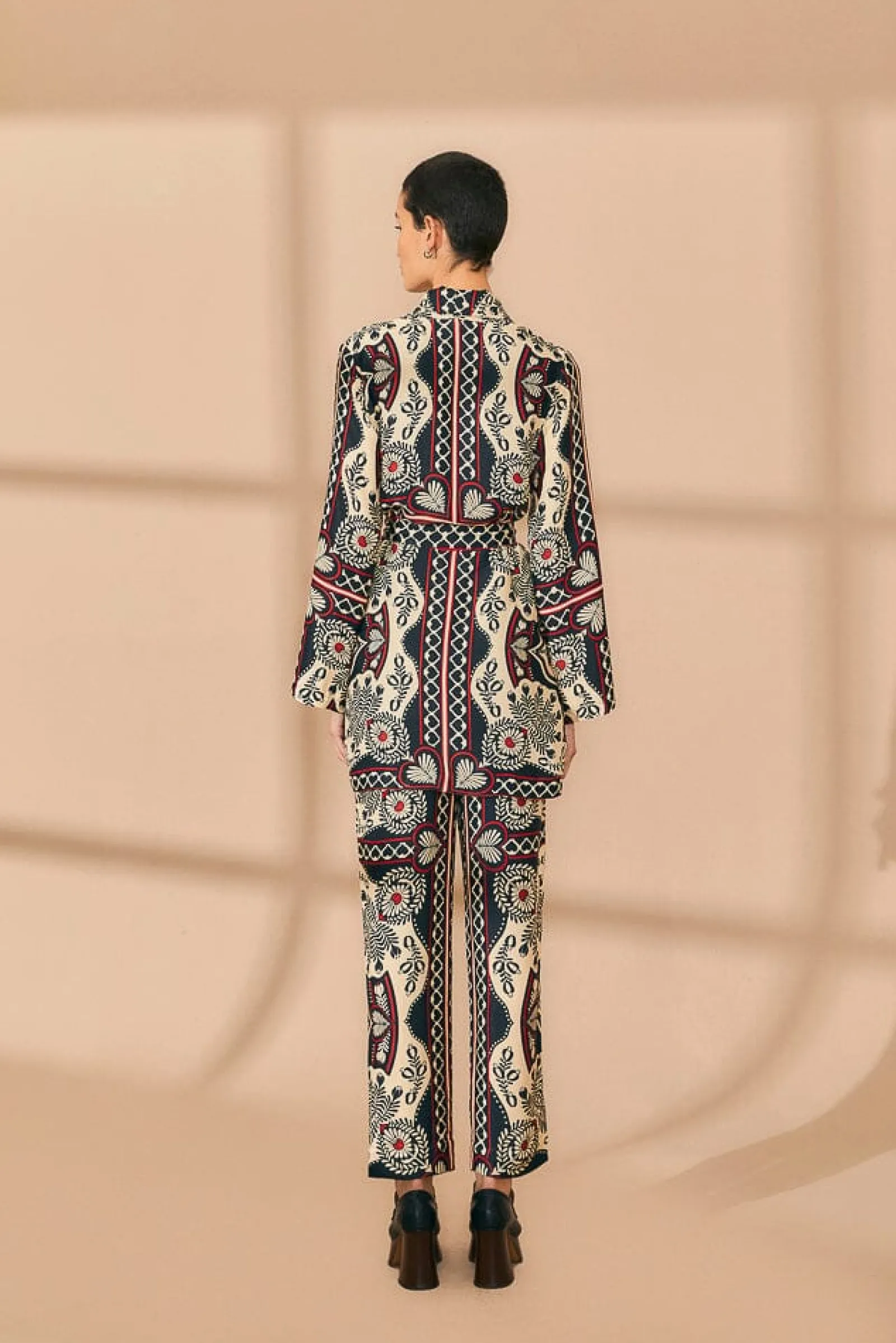 BLACK PASSION SCARF PANTS