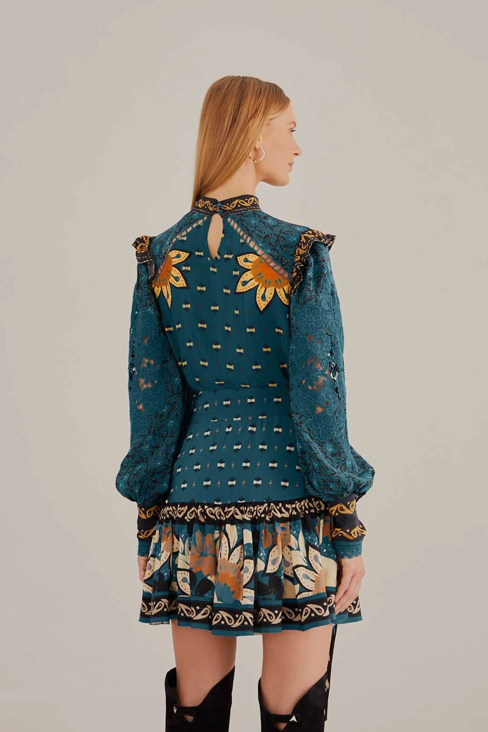 BLUE AINIKA CHILL MINI SKIRT