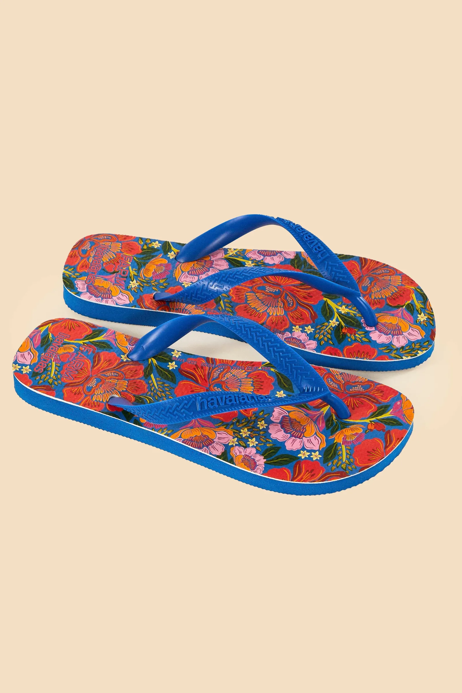  BLUE FLOWERS GARDEN HAVAIANAS SANDALS