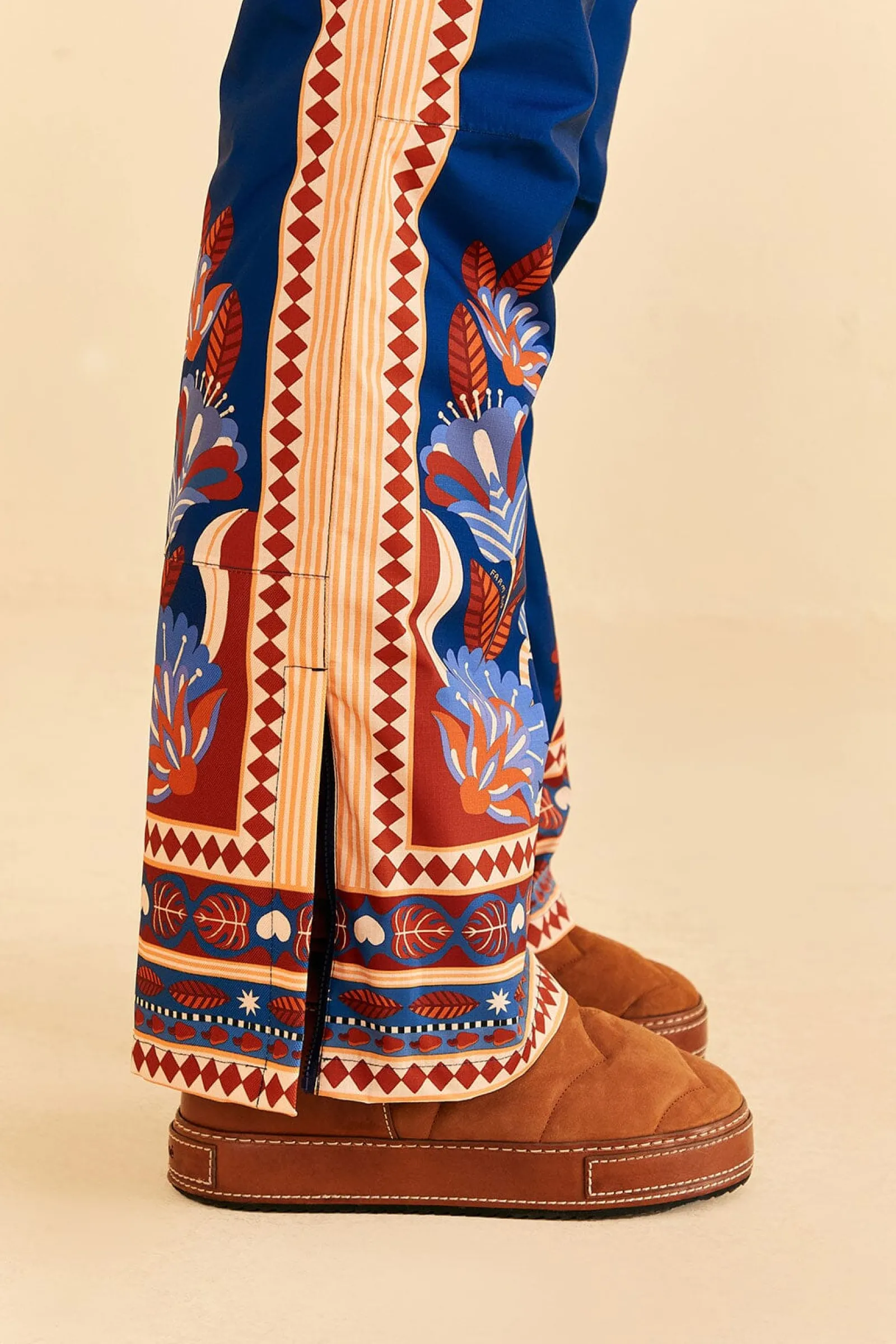 BLUE NATURE BEAUTY SKI PANTS