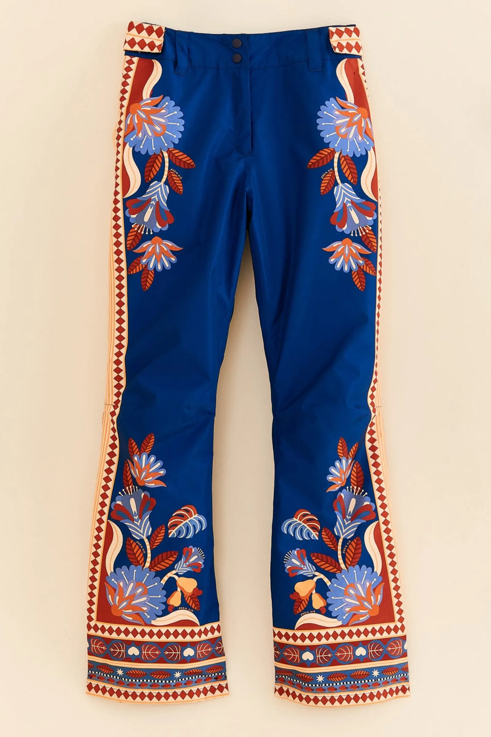 BLUE NATURE BEAUTY SKI PANTS