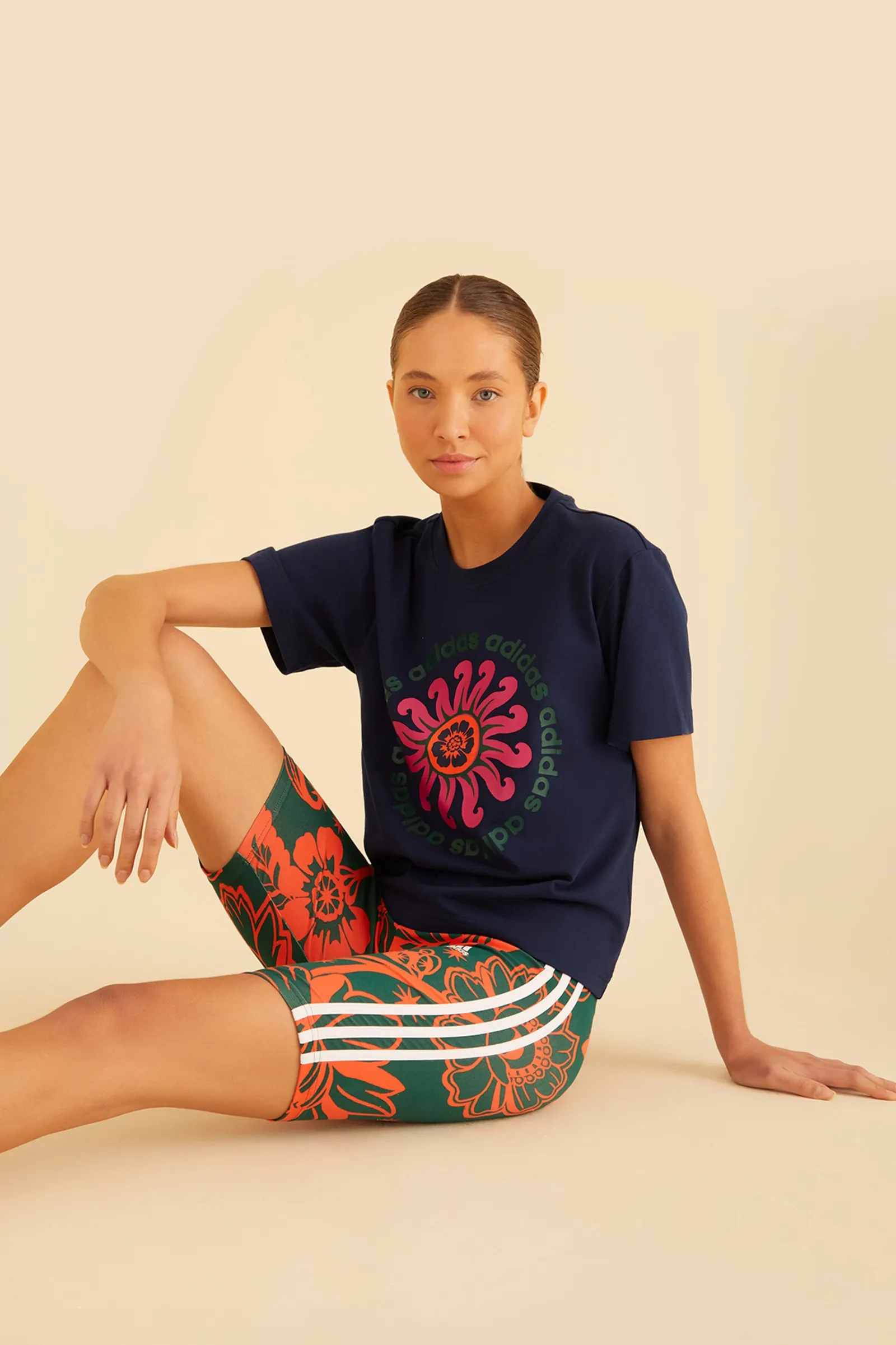  GREEN ADIDAS FARM BIKE SHORTS