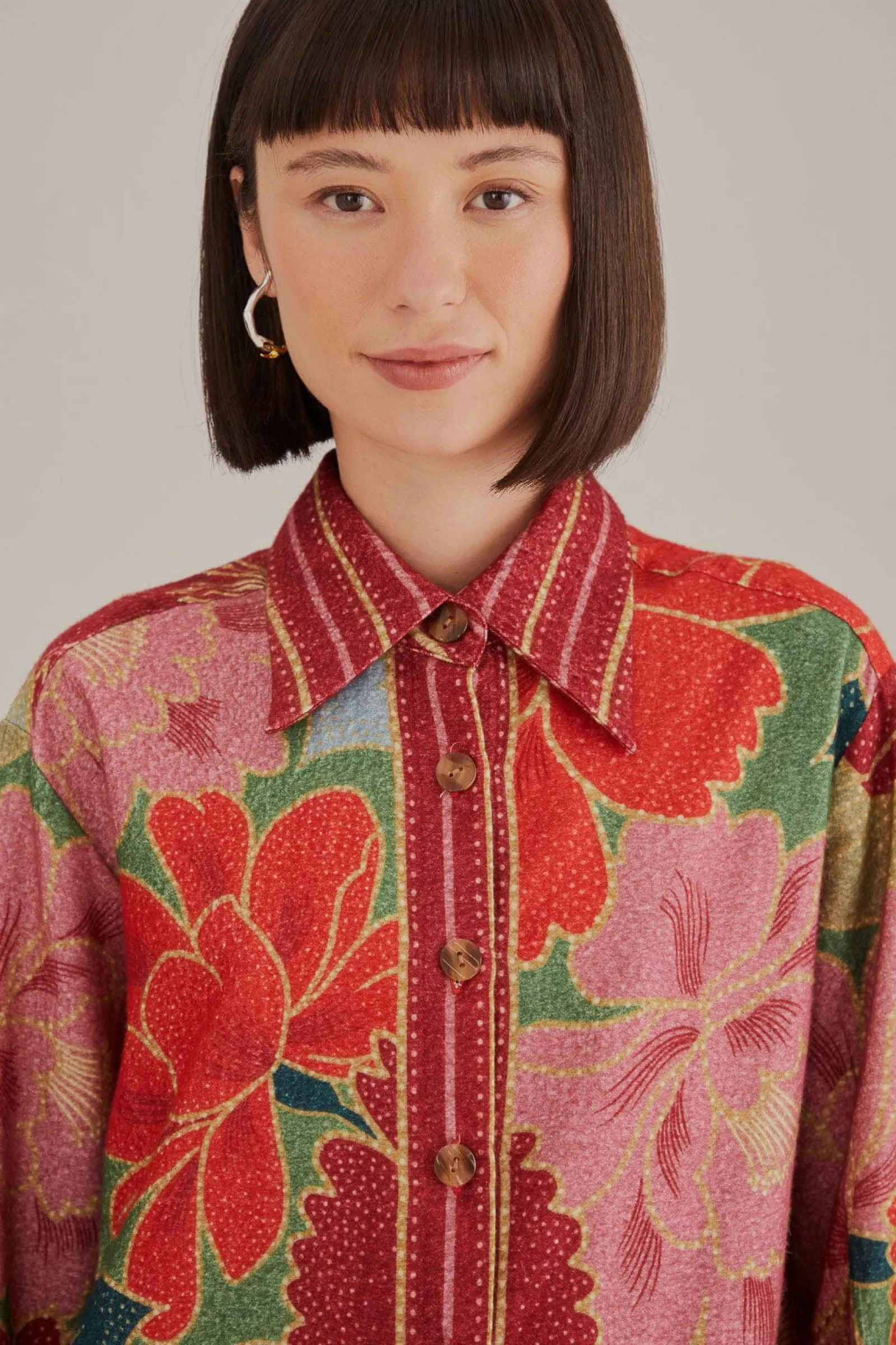 GREEN SOLAR CHITA LONG SLEEVE SHIRT