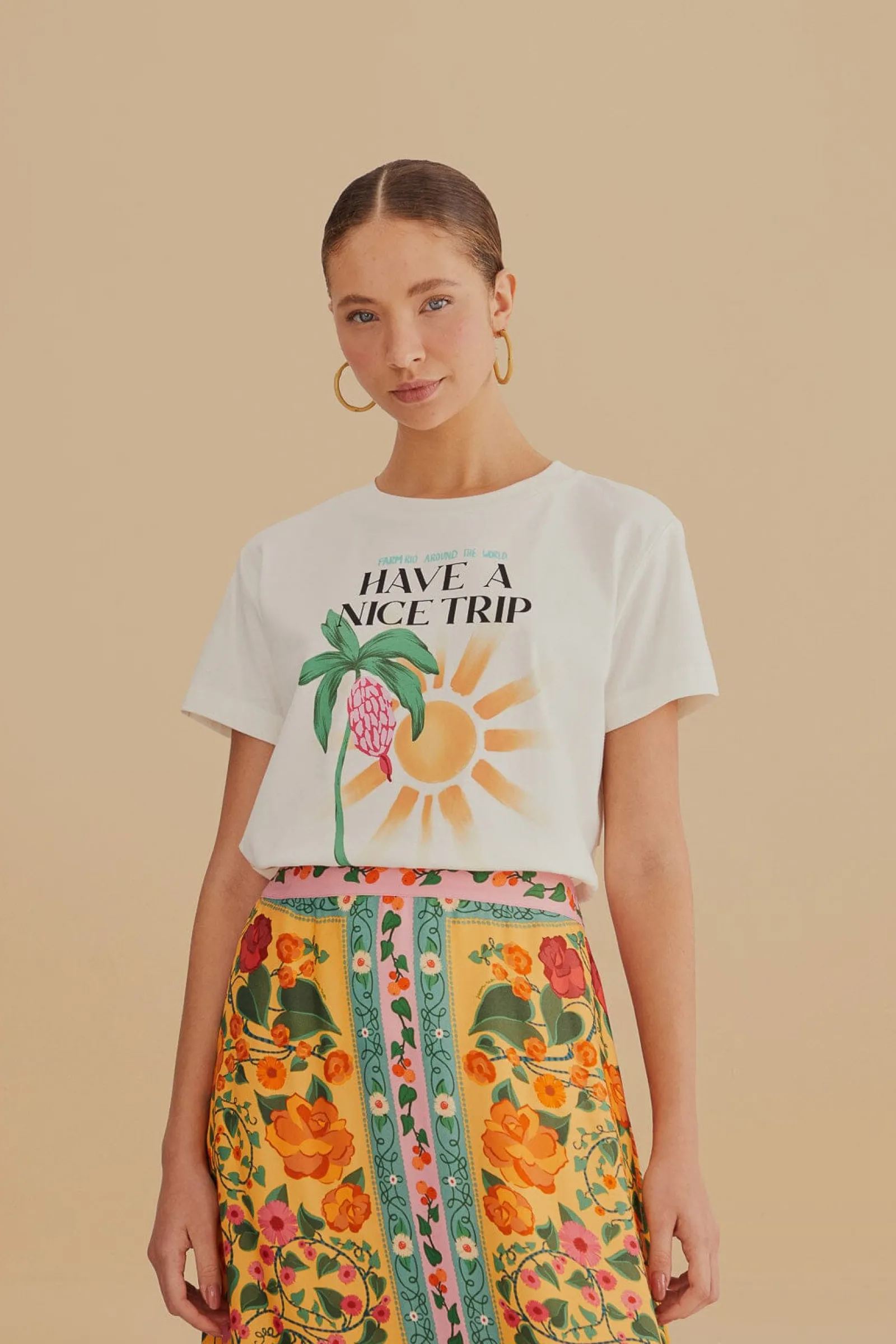  HAVE A NICE TRIP ORGANIC COTTON FIT T-SHIRT