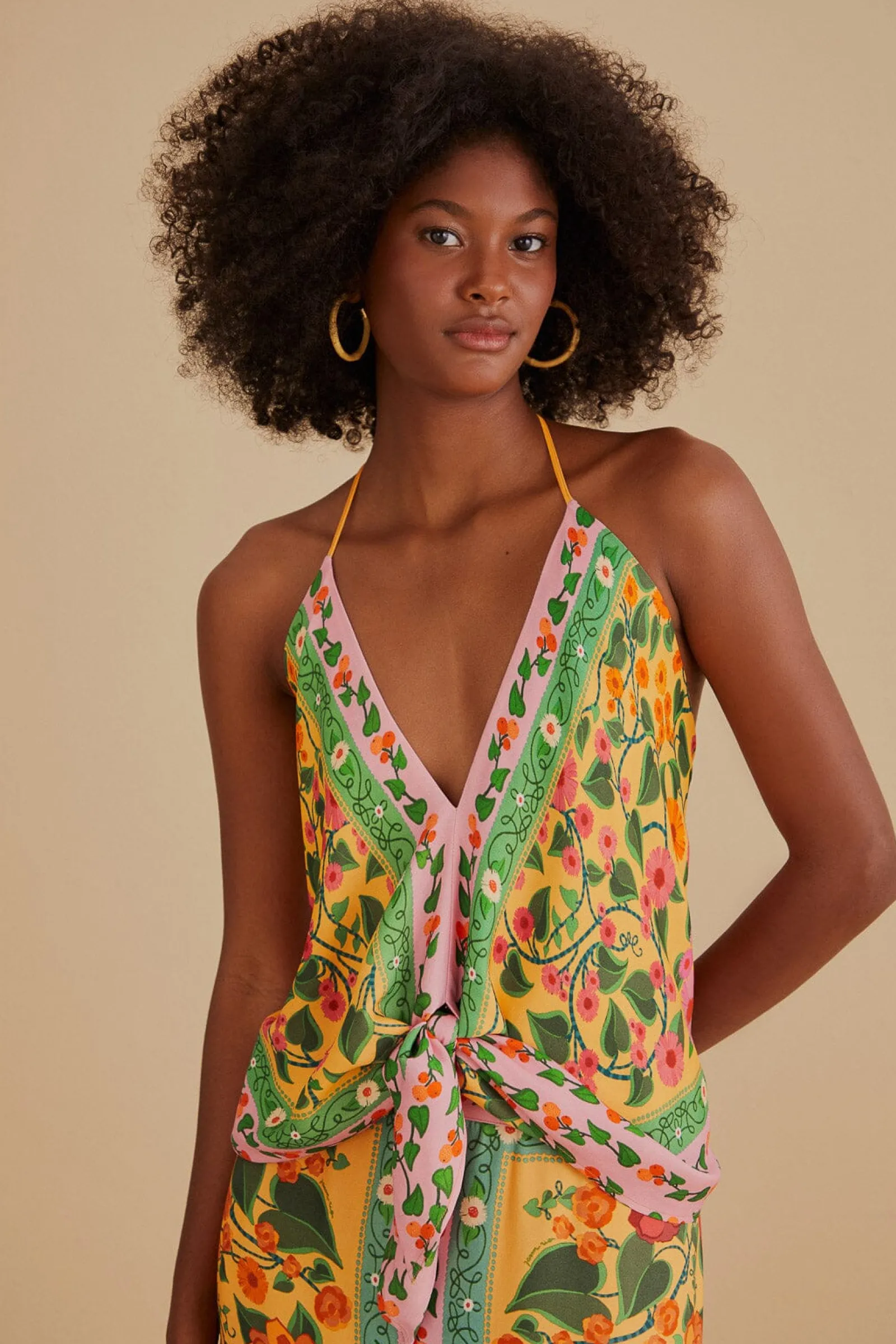  LIGHT YELLOW HEART IVY BLOUSE