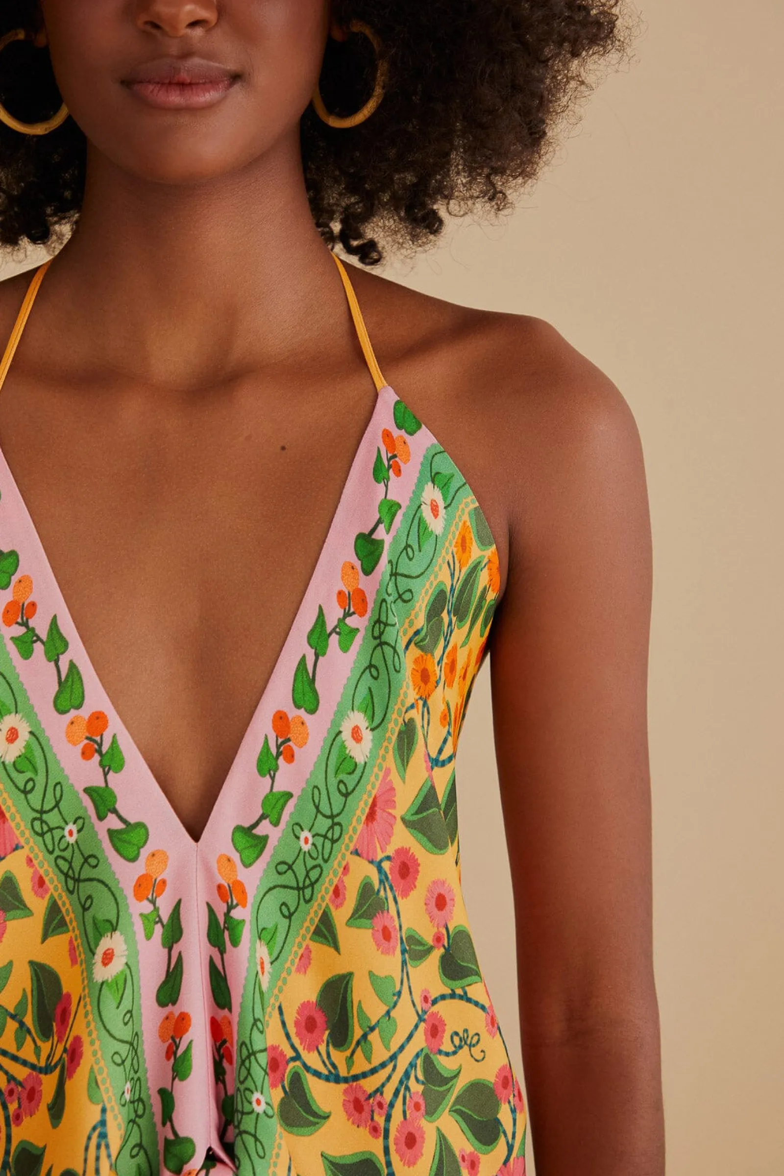 LIGHT YELLOW HEART IVY BLOUSE