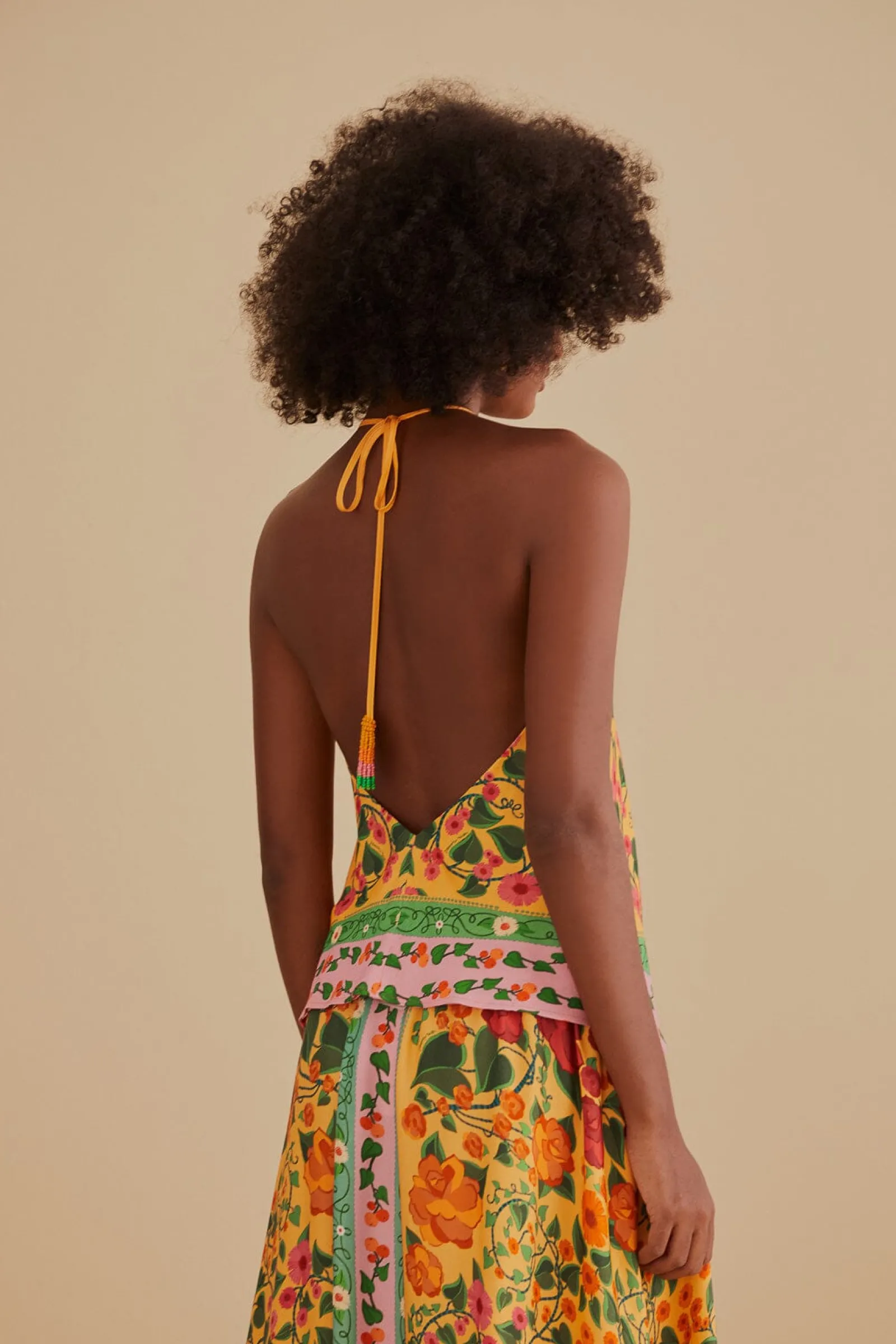 LIGHT YELLOW HEART IVY BLOUSE