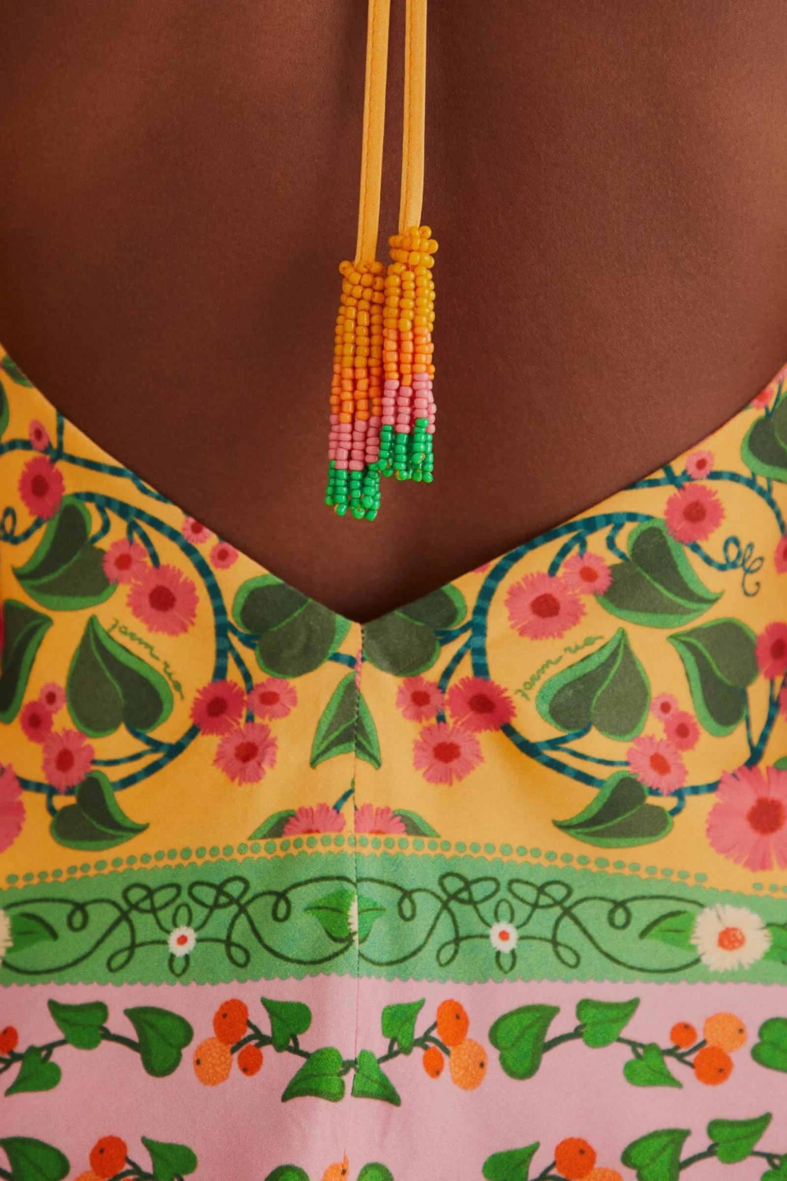 LIGHT YELLOW HEART IVY BLOUSE