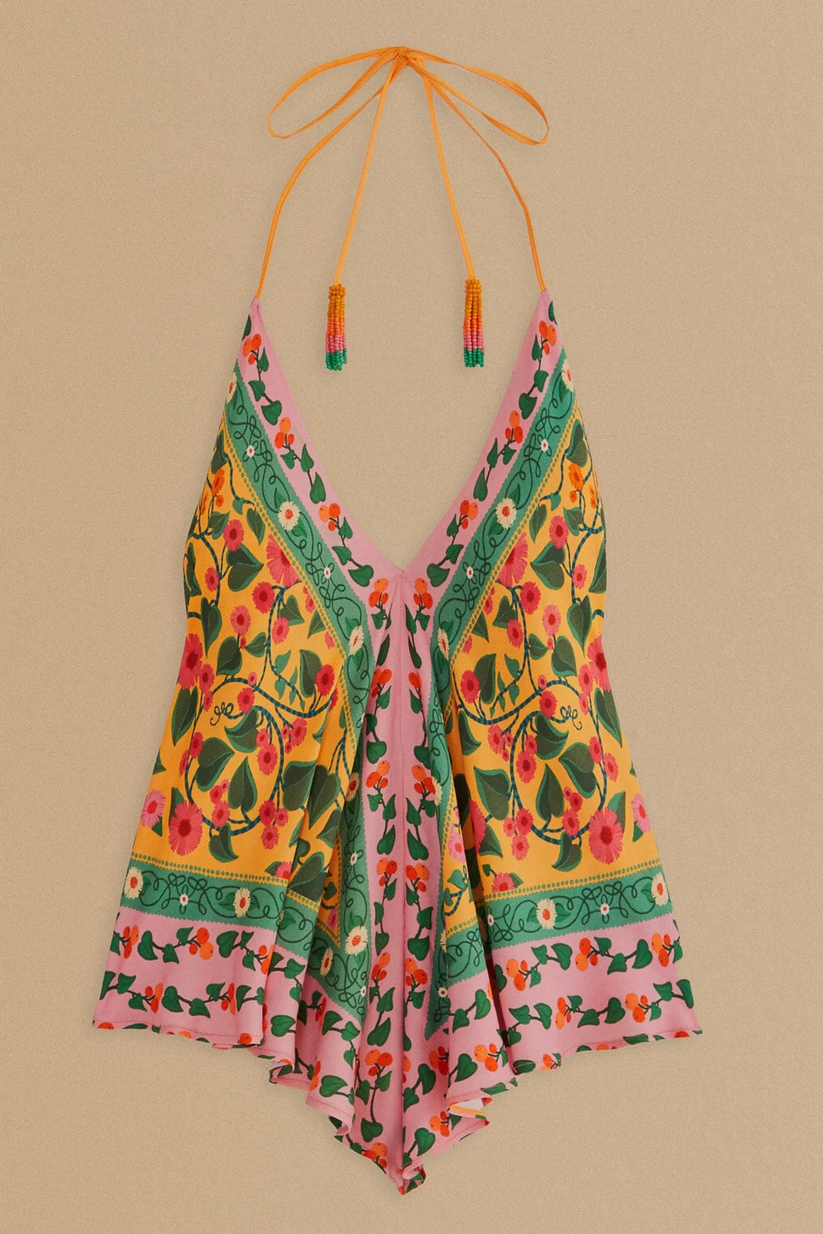 LIGHT YELLOW HEART IVY BLOUSE