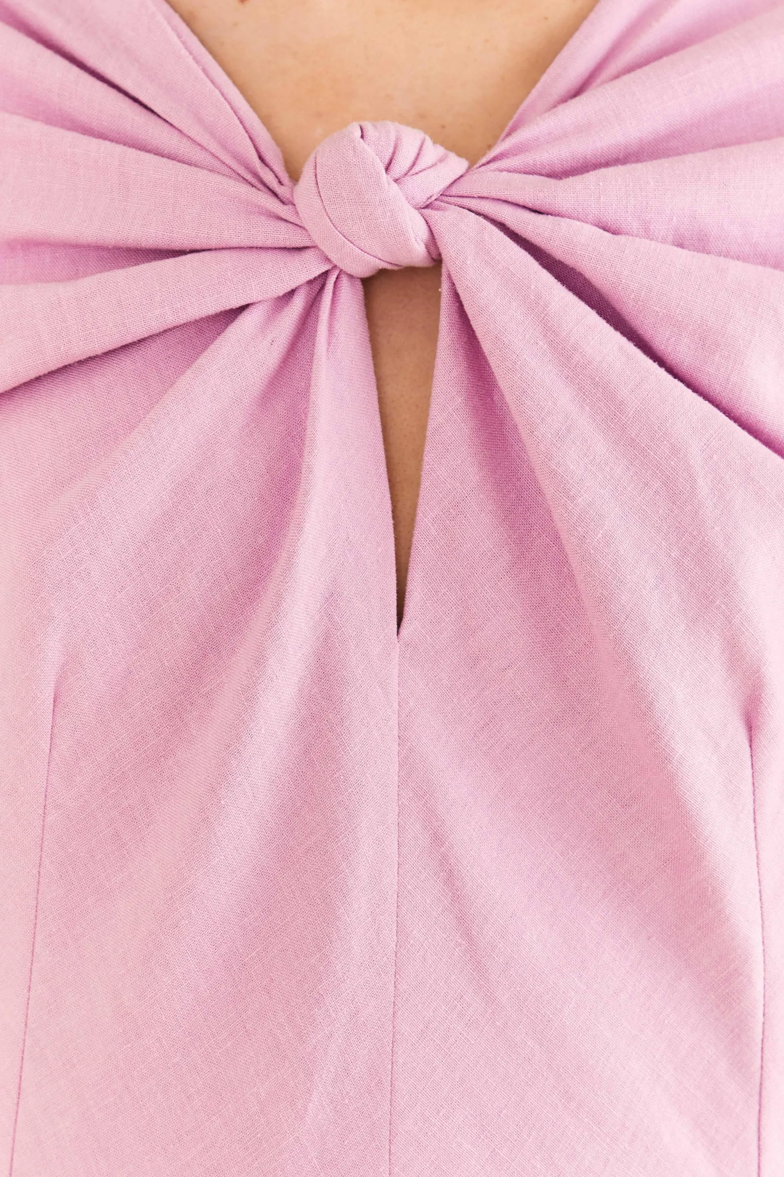 LILAC SHORT SLEEVE MINI DRESS