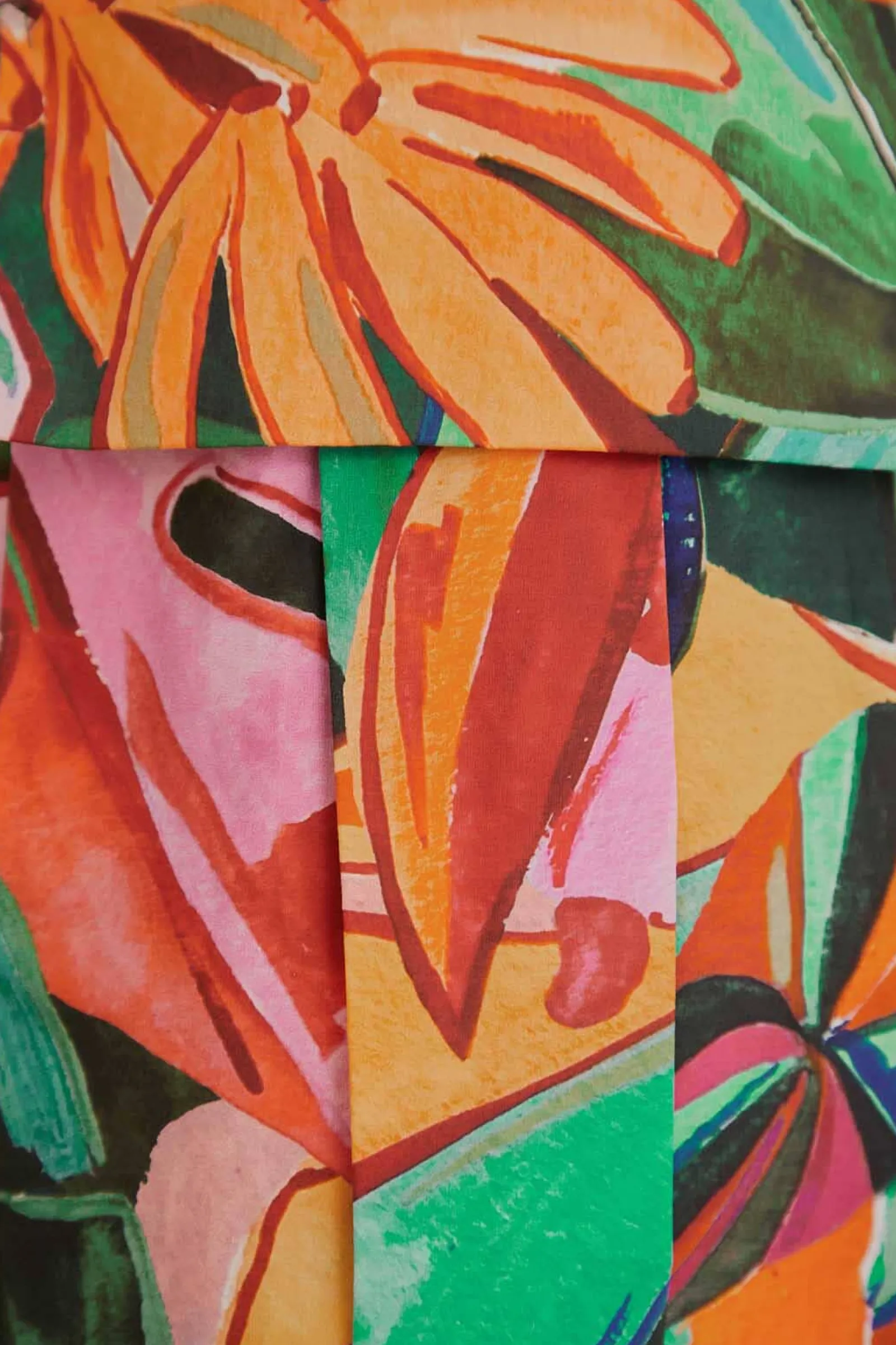  MULTICOLOR BANANA FOLIAGE PANTS