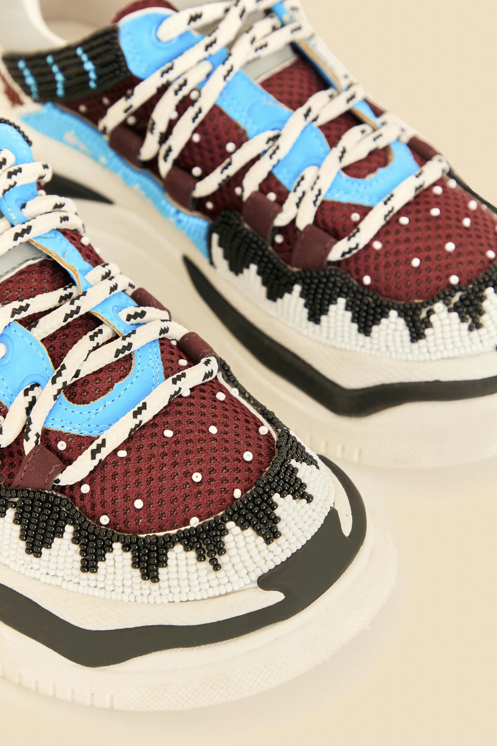 MULTICOLOR BEADED SNEAKER