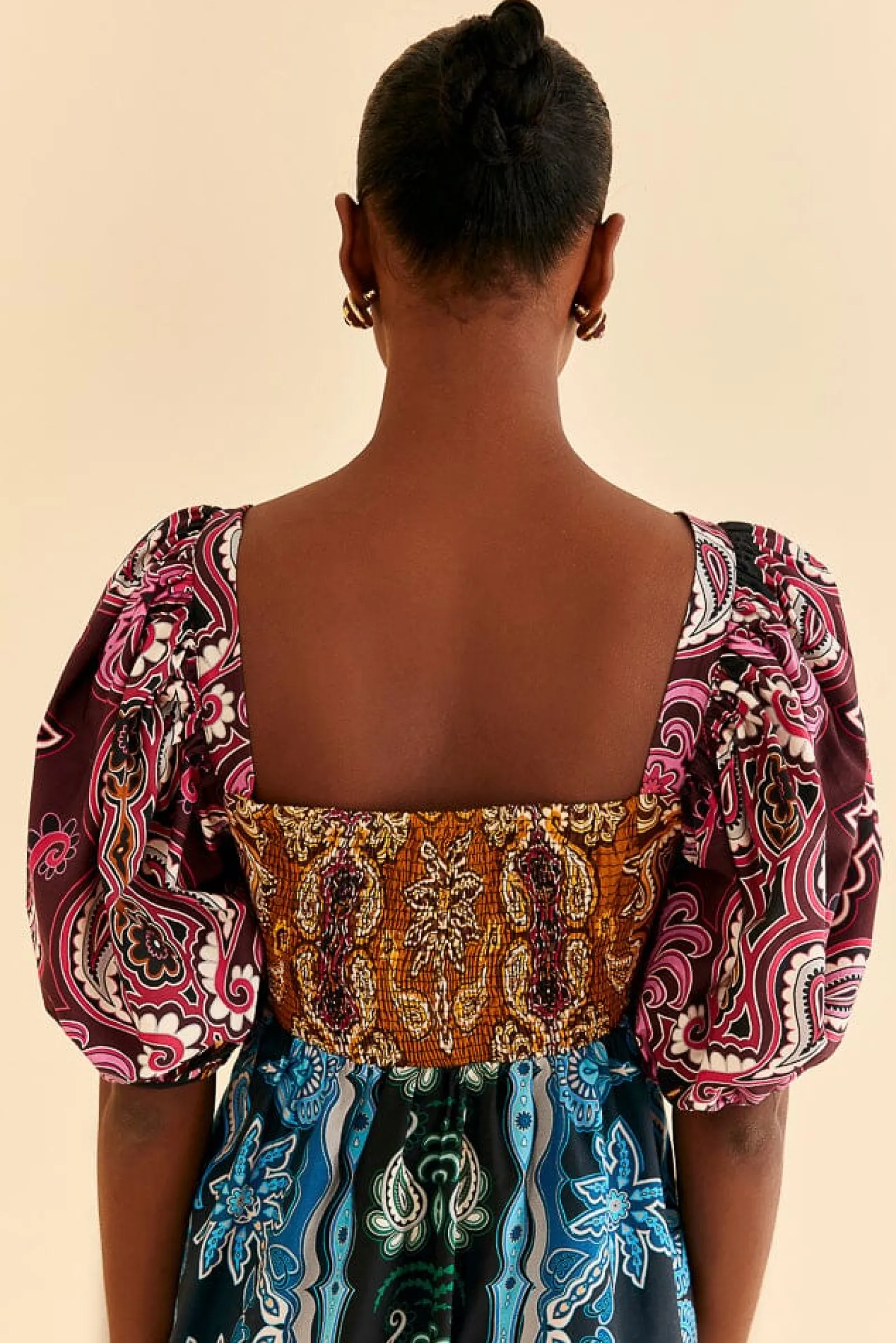 MULTICOLOR SWEET MERMAIDS SHORT SLEEVE MINI DRESS