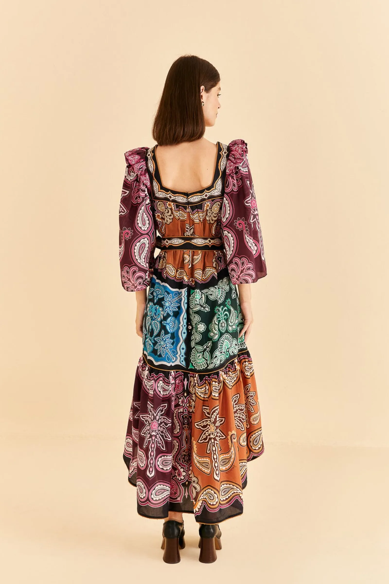 MULTICOLOR SWEET MERMAIDS MIDI DRESS