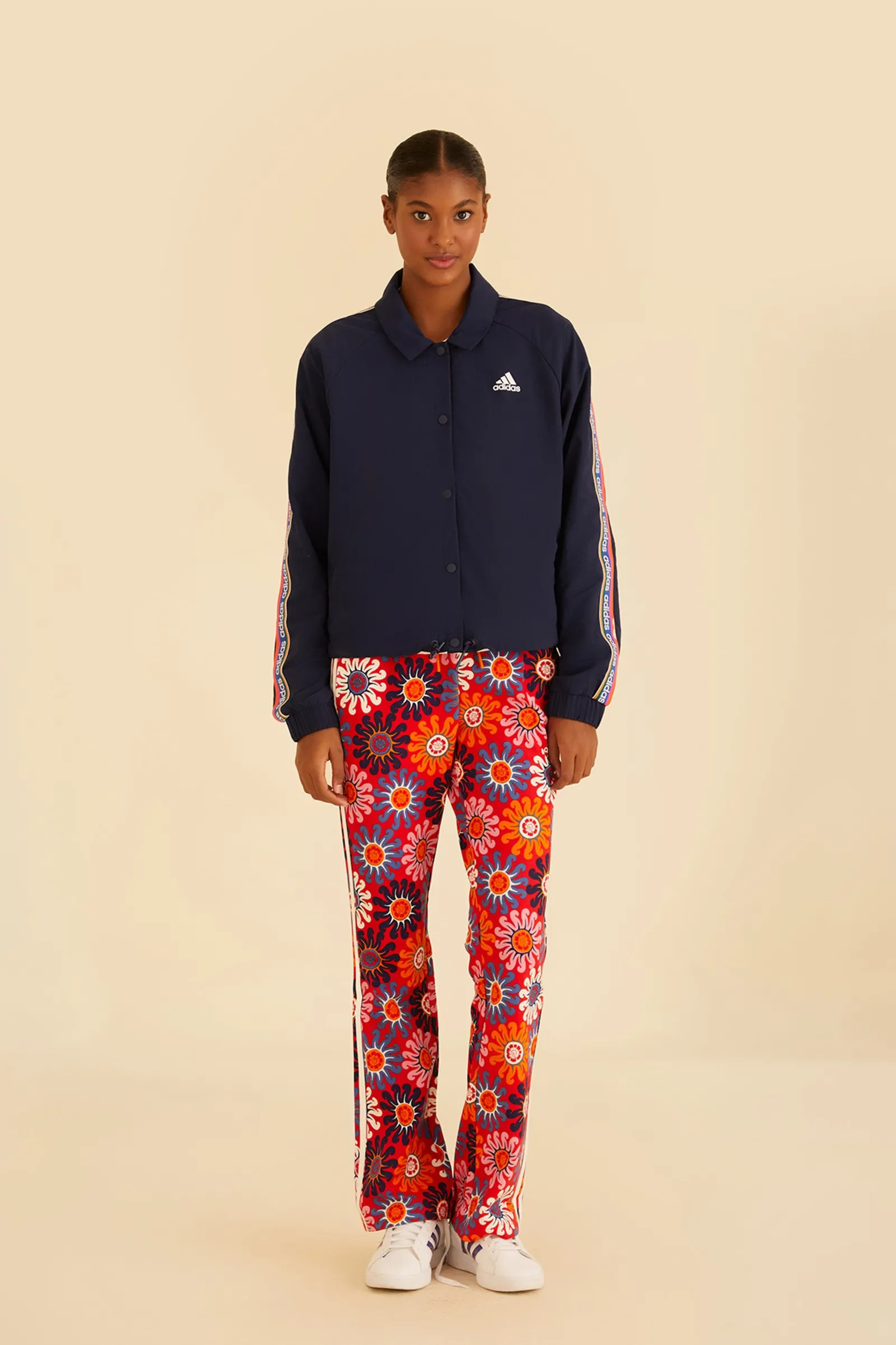 RED ADIDAS FARM PANTS