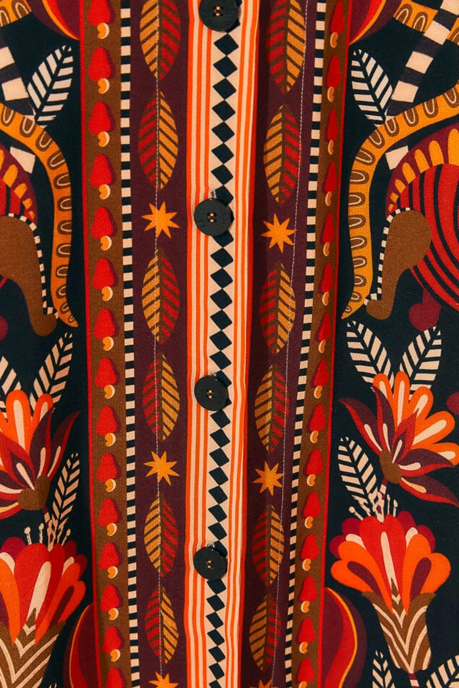 RED NATURE BEAUTY SCARF LONG SLEEVE MAXI DRESS