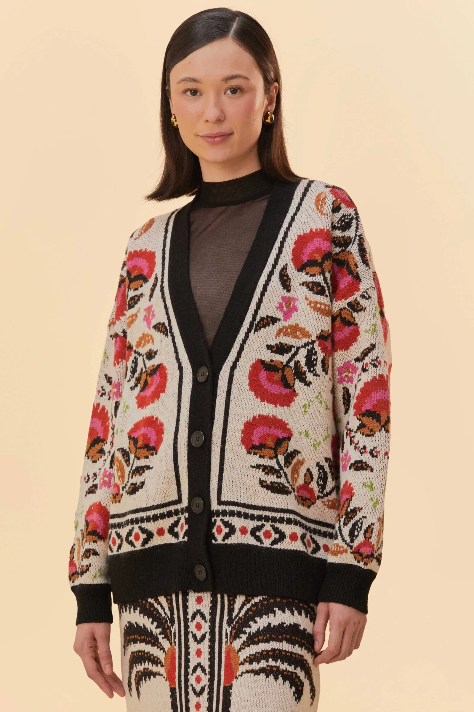  SAND PALMS PARADISE KNIT CARDIGAN