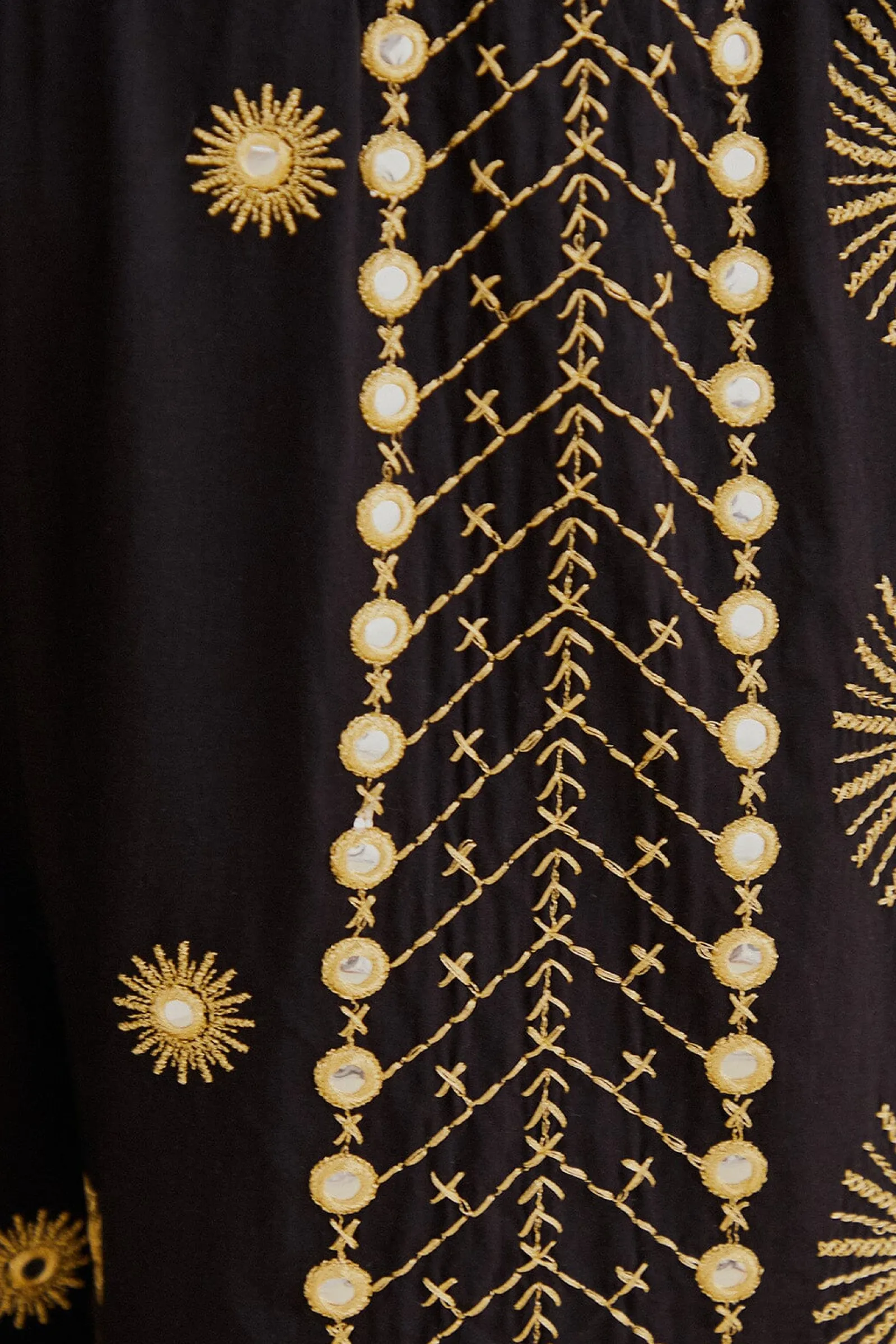 SUN EMBROIDERED PANTS