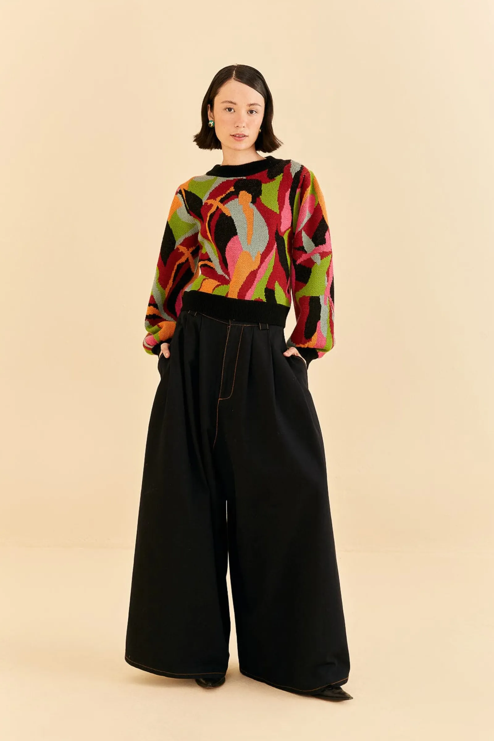 THE MULTICOLOR DANCE KNIT SWEATER