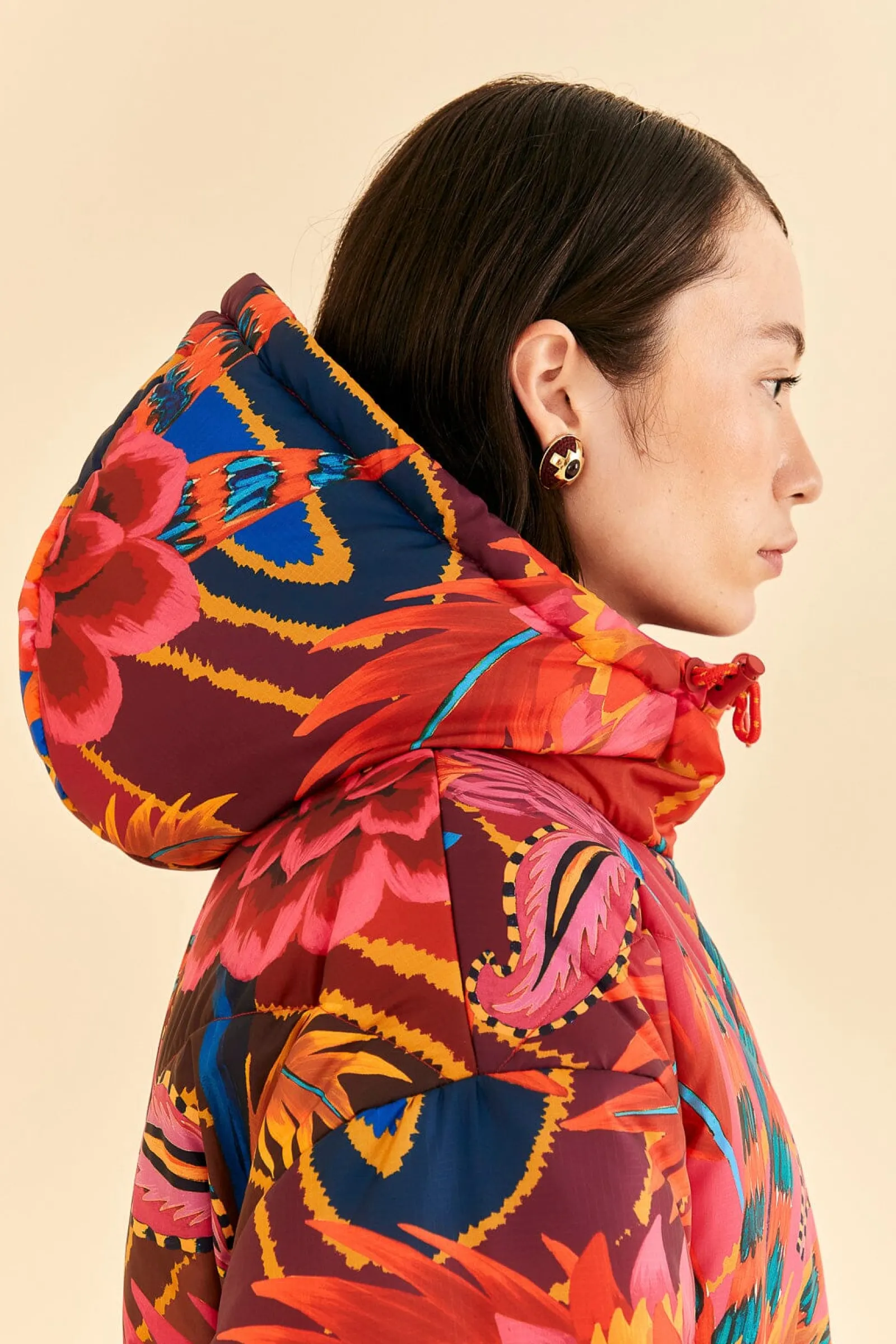 VINTAGE WAVE REVERSIBLE PUFFER JACKET